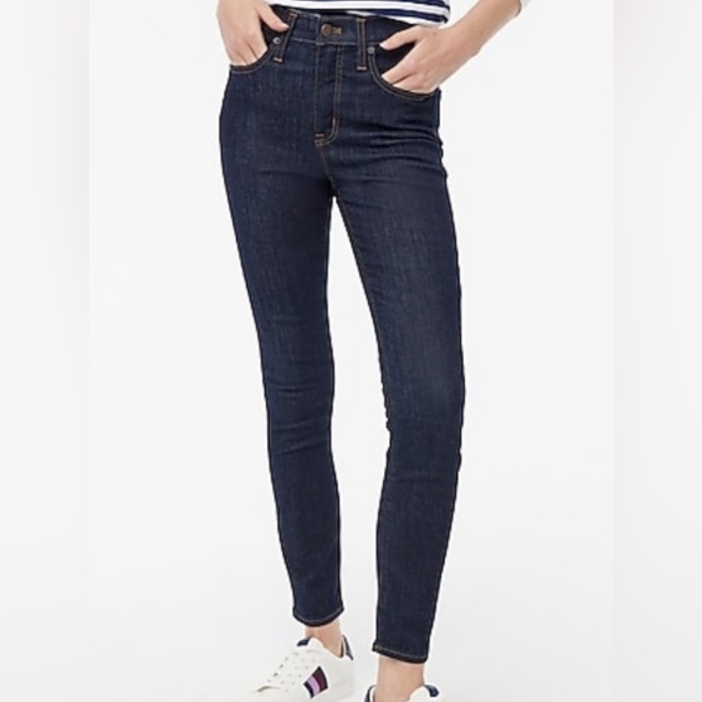 J. CREW Women’s 10” High-Rise Skinny Jeans- Dark Wash/ Size 27